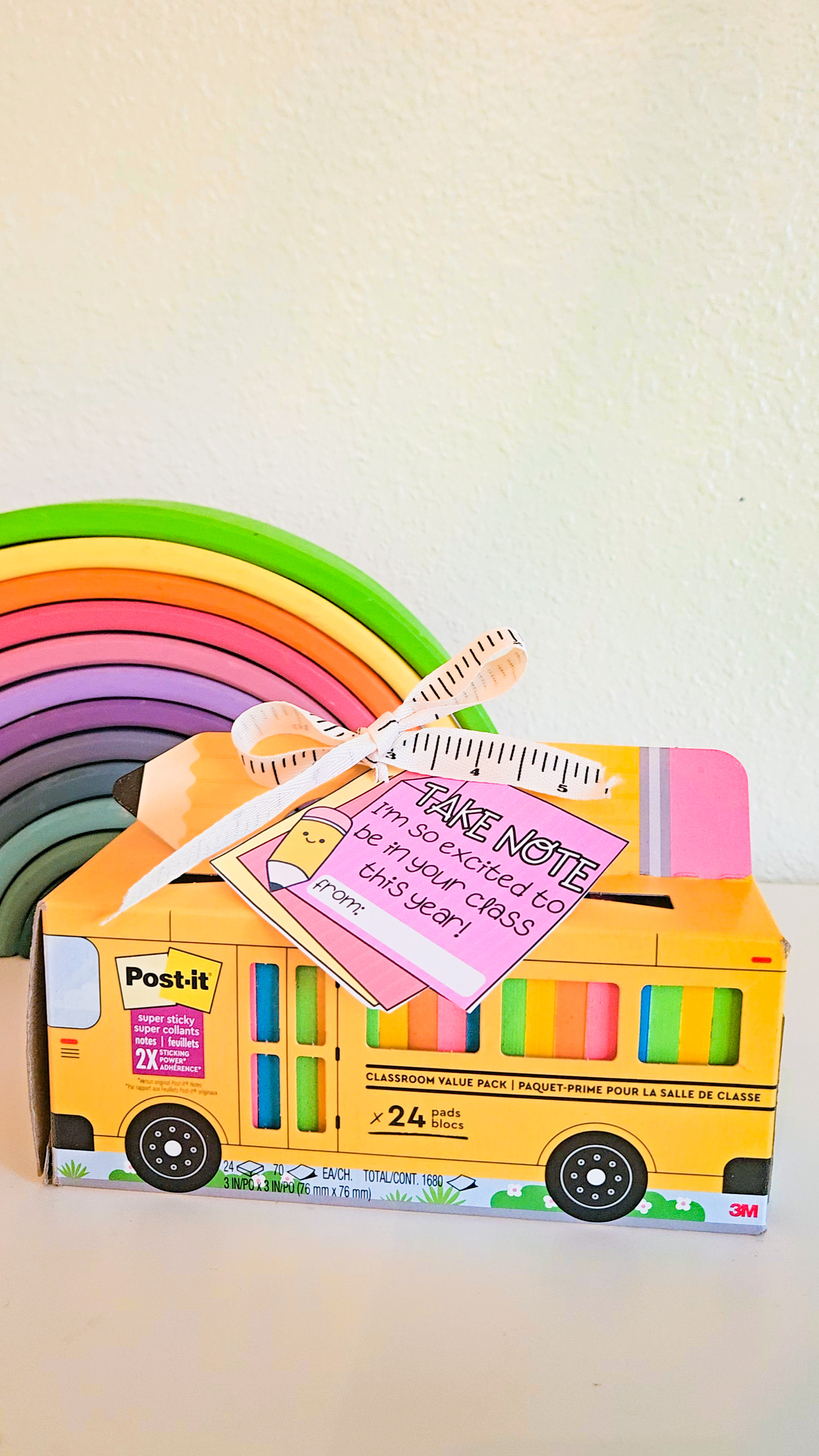 Back to School Bus Post It Gift Idea – Ashley McLaughlin